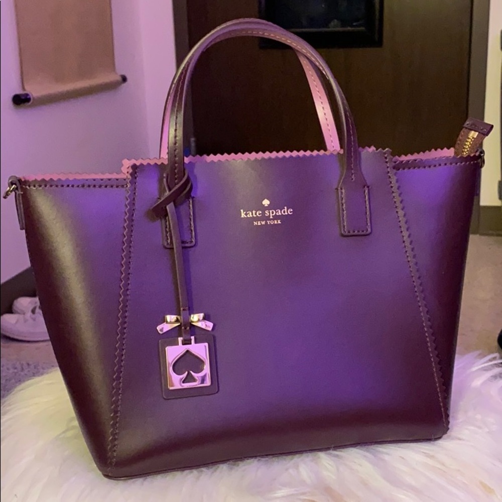 Kate Space Violet/Pink Montage Shopping Handbag